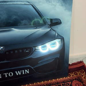 خرید تابلو نئونی BMW | چاپ UV روی PVC با نور نئونی جذاب – نیپ آرت